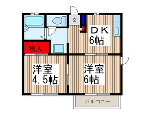 コーポ浦真の物件間取画像